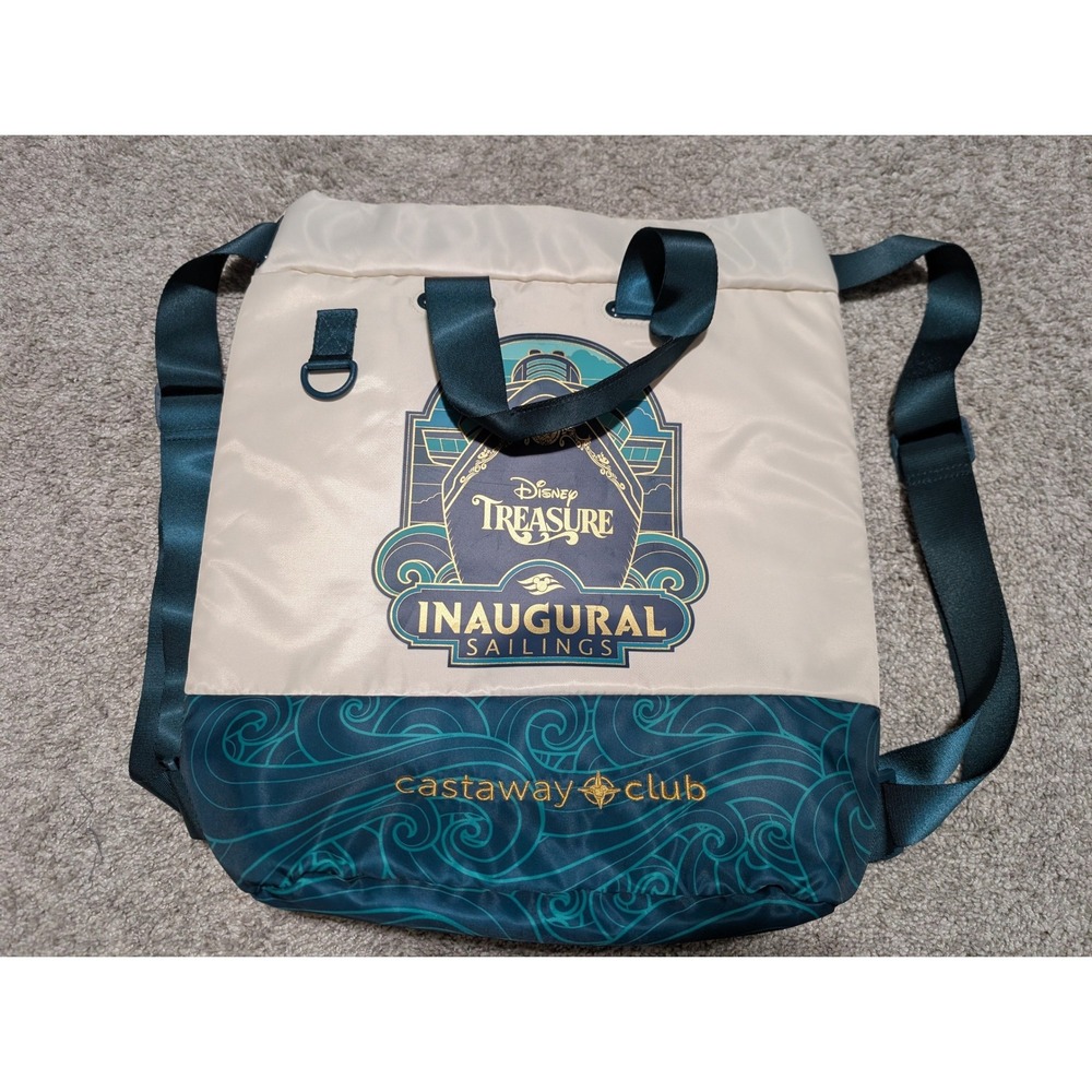 Disney Cruise Line Treasure Inaugural Sailing Castaway Club Bag Cooler Backpack